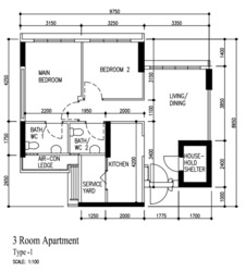 Blk 785B Woodlands Pasture II (Woodlands), HDB 3 Rooms #607285201